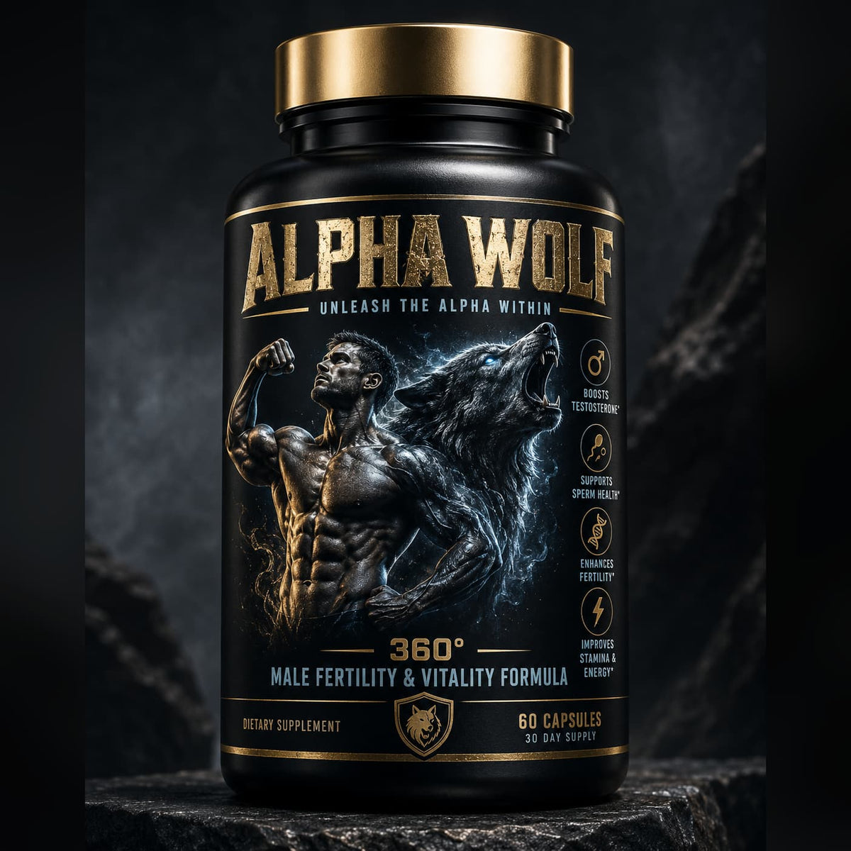Alpha Wolf Men’s Fertility & Vitality Formula