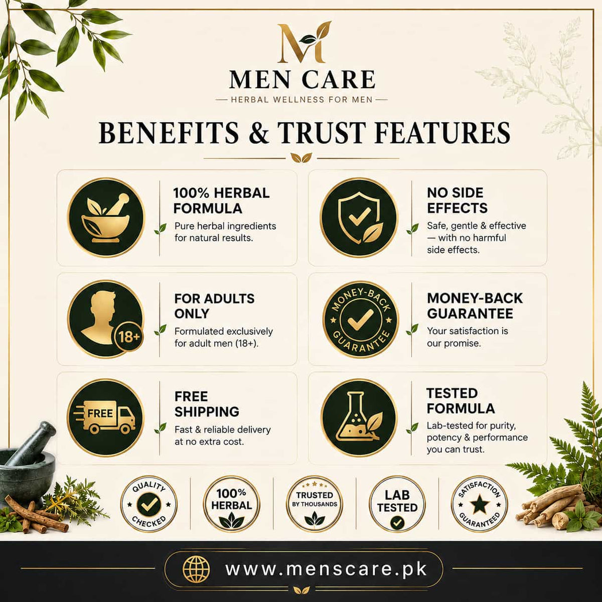 Herbal Medicine for Men Stamina Energy and Power
