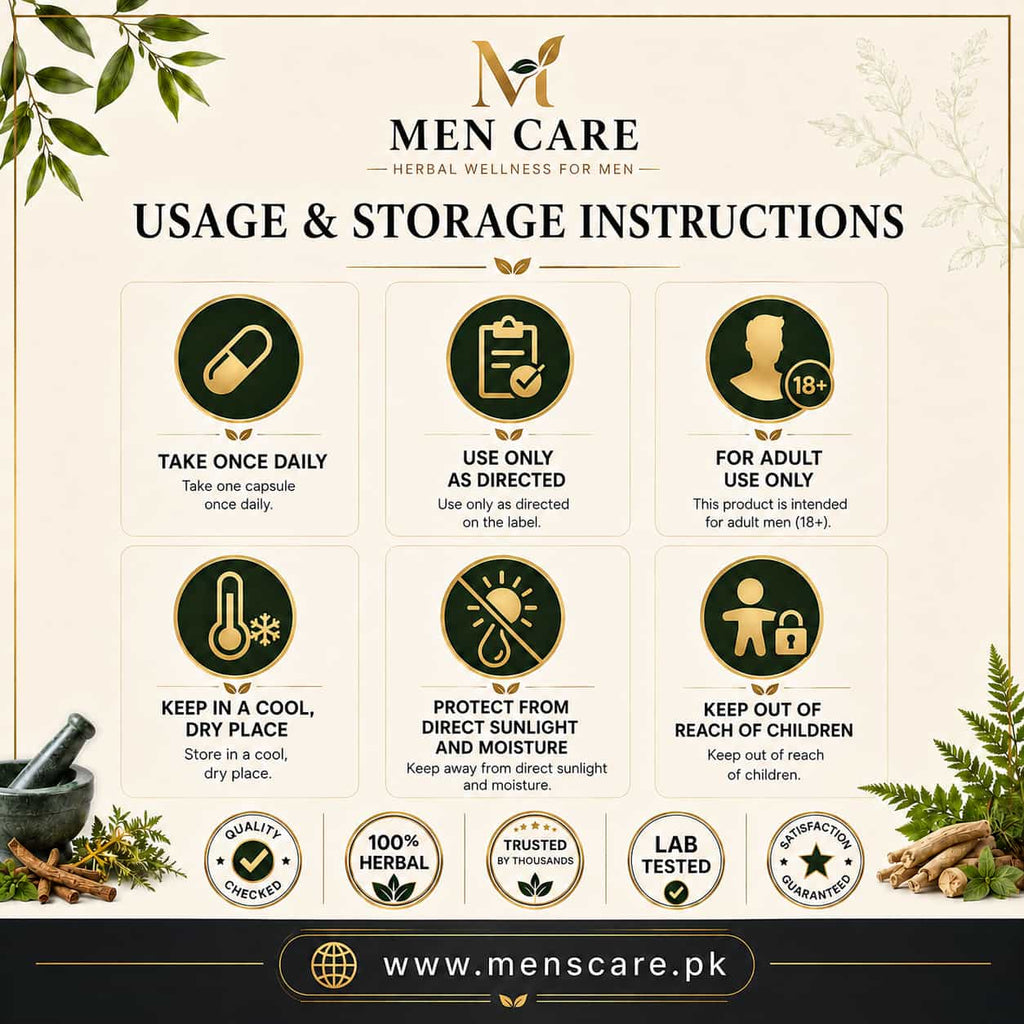 Herbal Medicine for Men Stamina Energy and Power